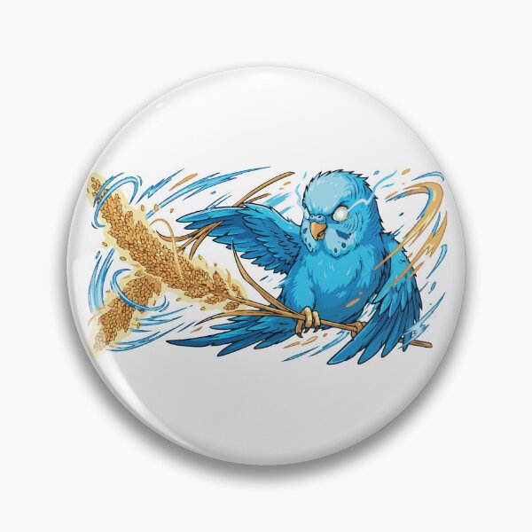 Item preview, Seed Or Violence Funny Budgie Millet Meme designed and sold by Petzzz.