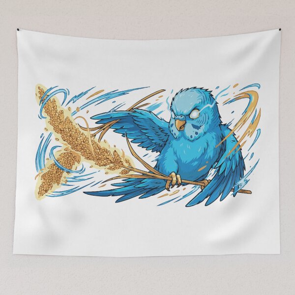 Item preview, Seed Or Violence Funny Budgie Millet Meme designed and sold by Petzzz.