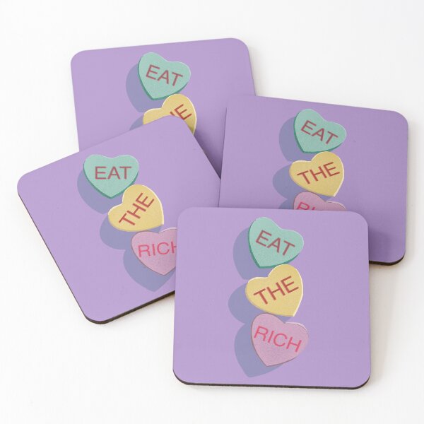 Item preview, Eat the rich conversation hearts designed and sold by KassandraPriam.