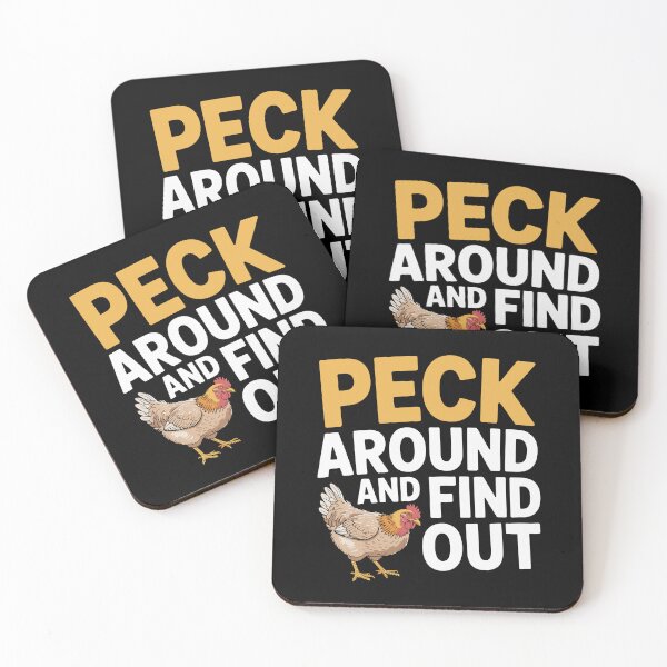 Item preview, Peck Around and Find Out designed and sold by theartfulaspie.