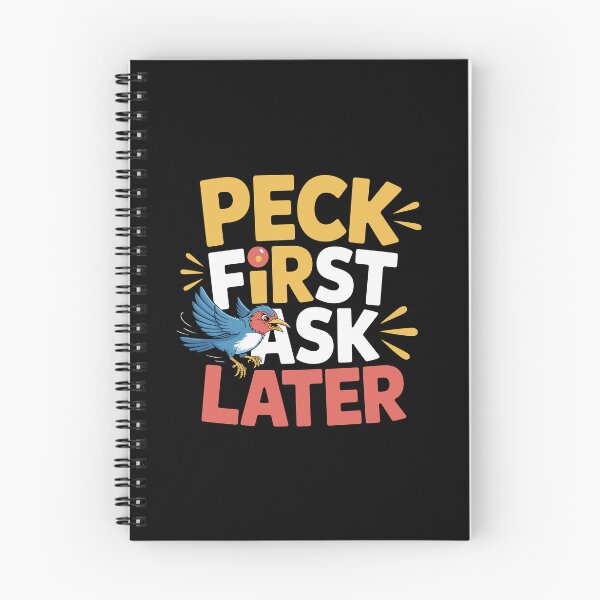 Item preview, Peck First Ask Later designed and sold by theartfulaspie.
