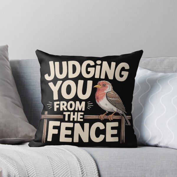 Item preview, Judging You from the Fence designed and sold by theartfulaspie.