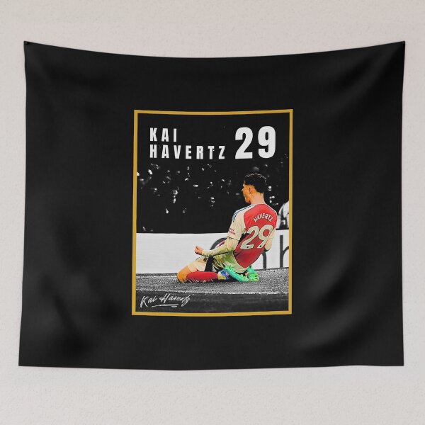 Item preview, Kai Havertz T-Shirt & Poster Design - Arsenal Home Kit 2024/25 - No. 29 - Football Art designed and sold by GoonerGalaxy86.