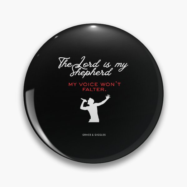 Item preview, The Lord Is My Shepherd My Voice Wont Falter Worship Leader designed and sold by GraceGiggles.
