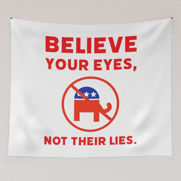 Item preview, Believe your eyes, not their lies.  designed and sold by Rachel the Artist .
