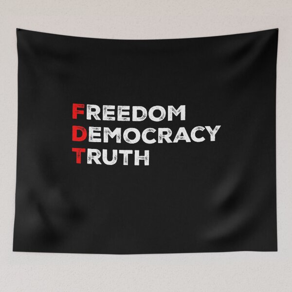 Item preview, Freedom Democracy Truth - Subtle FDT Resist designed and sold by PixVib.