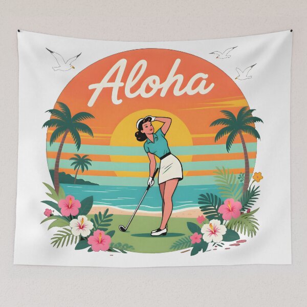 Item preview, Hawaii Golf Course designed and sold by MKV Design.