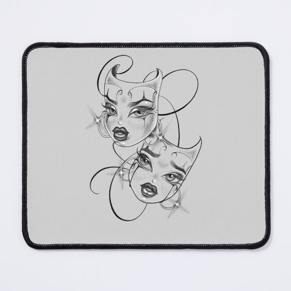Item preview, chicano tattoo art, smile now cry later bratz style designed and sold by Prolificreate.