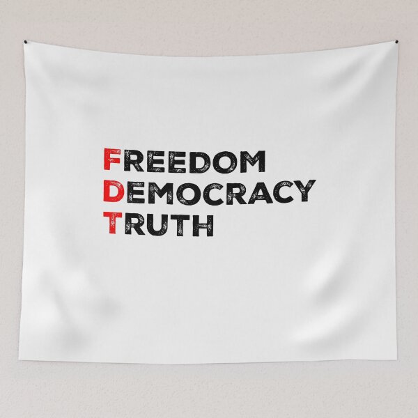 Item preview, Subtle FDT - Freedom Democracy Truth designed and sold by PixVib.