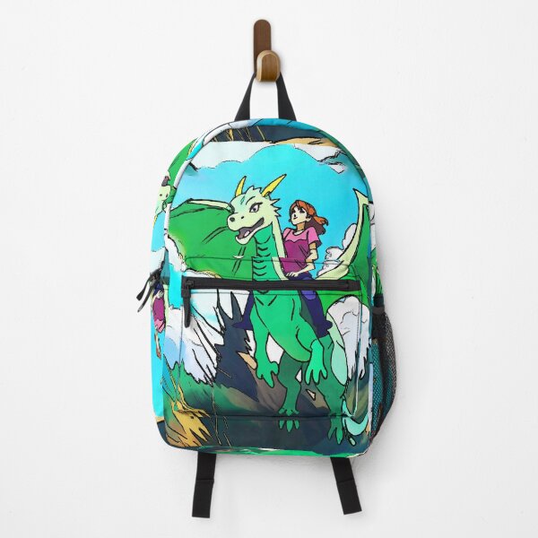 Item preview, Young Girl On A Dragon - Cartoon Art designed and sold by NaturePrints.
