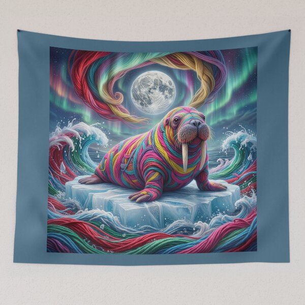 Item preview, Yarn Walrus on Ice designed and sold by Tridentulus.