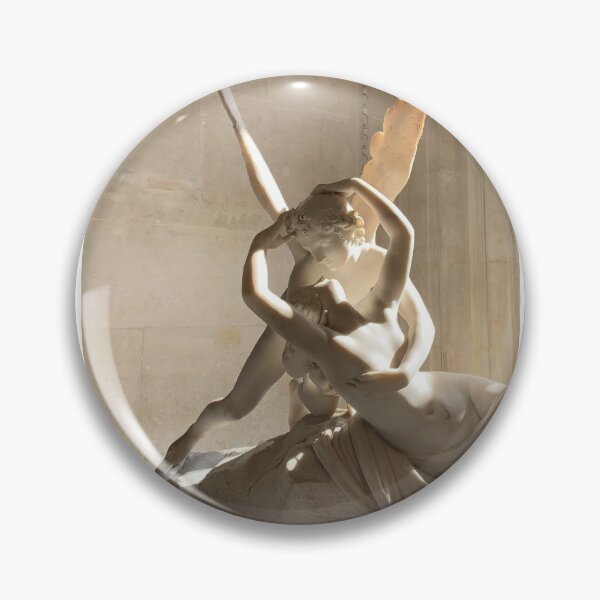 Item preview, Psyche Revived by Cupid's Kiss - Romantic Neoclassical Sculpture designed and sold by Irinastefania.