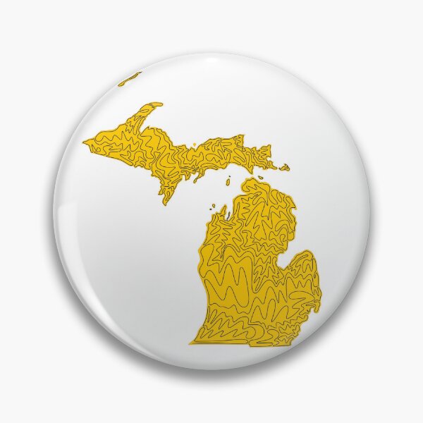 Item preview, Michigan Mitt in Maize  designed and sold by Guardian Graphics.