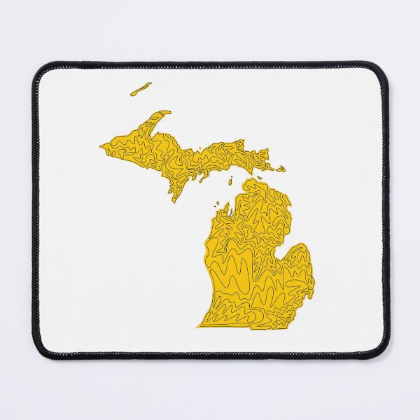 Item preview, Michigan Mitt in Maize  designed and sold by Guardian Graphics.