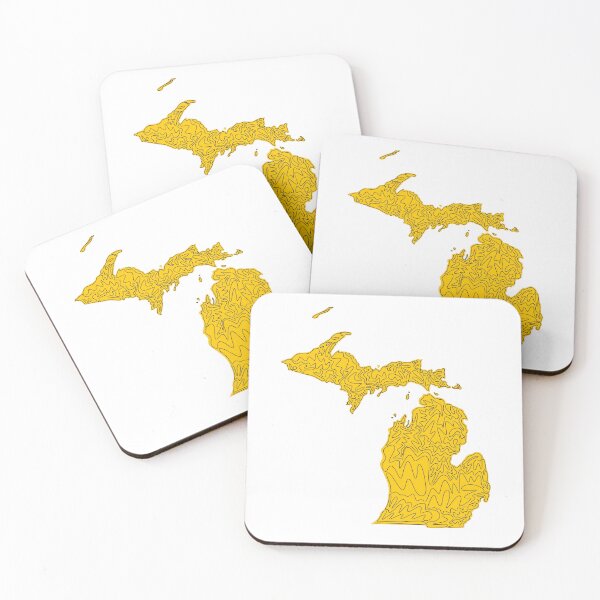 Item preview, Michigan Mitt in Maize  designed and sold by Guardian Graphics.