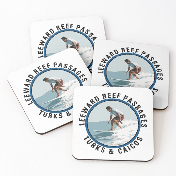 Item preview, Leeward Reef Passages - Turks And Caicos (with Black Lettering) designed and sold by VelvetRoom.