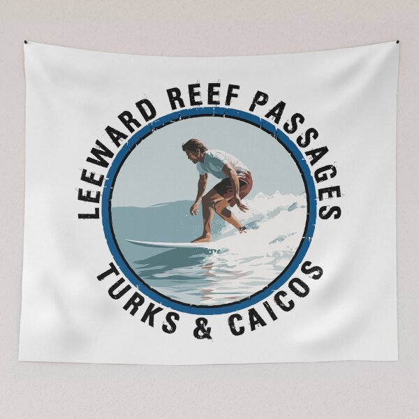 Item preview, Leeward Reef Passages - Turks And Caicos (with Black Lettering) designed and sold by VelvetRoom.