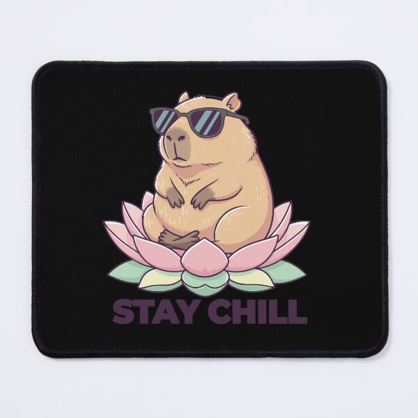Item preview, Zen Capybara: Stay Chill Lotus Edition designed and sold by Evaevonechi.