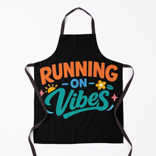 Item preview, Running on Vibes Positive Motivation Design designed and sold by TeeTimeTreasure.