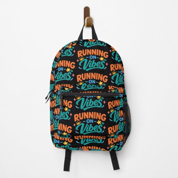 Item preview, Running on Vibes Positive Motivation Design designed and sold by TeeTimeTreasure.