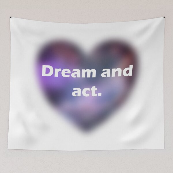Item preview, Dream and act. designed and sold by WubyLand.