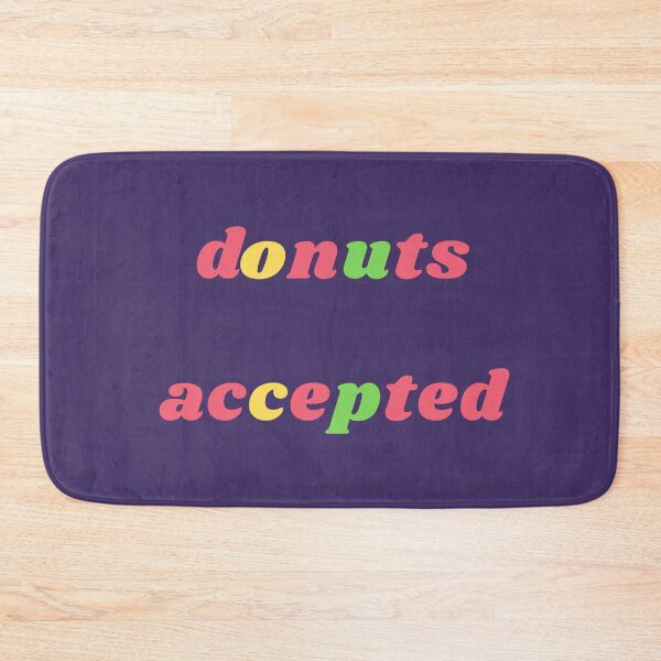 Item preview, Donuts Accepted designed and sold by Swooncake Press.