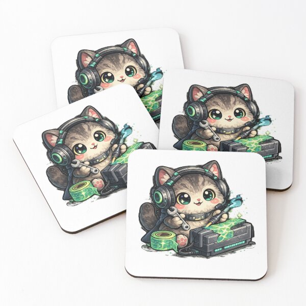 Item preview, Cyber Cat Cartridge Repair designed and sold by jgvisualarts.