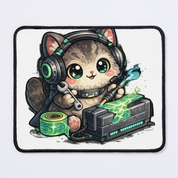 Item preview, Cyber Cat Cartridge Repair designed and sold by jgvisualarts.