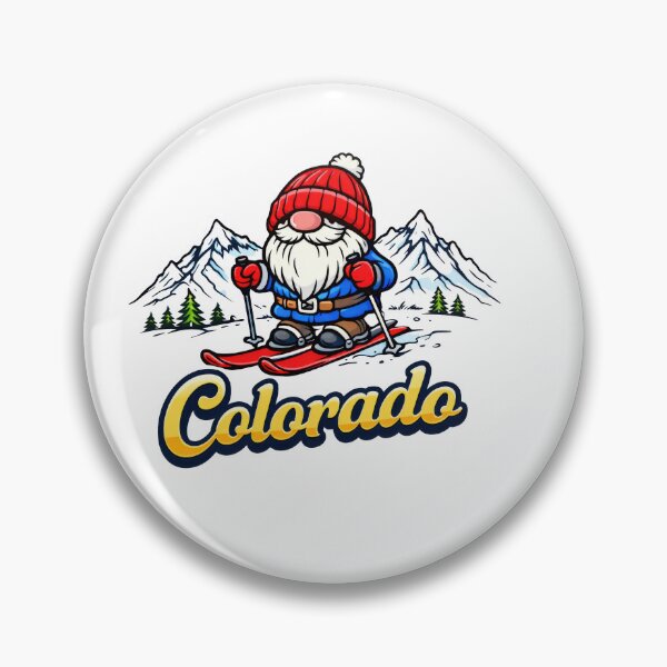 Item preview, Colorado Ski Gnome Illustration designed and sold by Moriarty's Digital Visions.