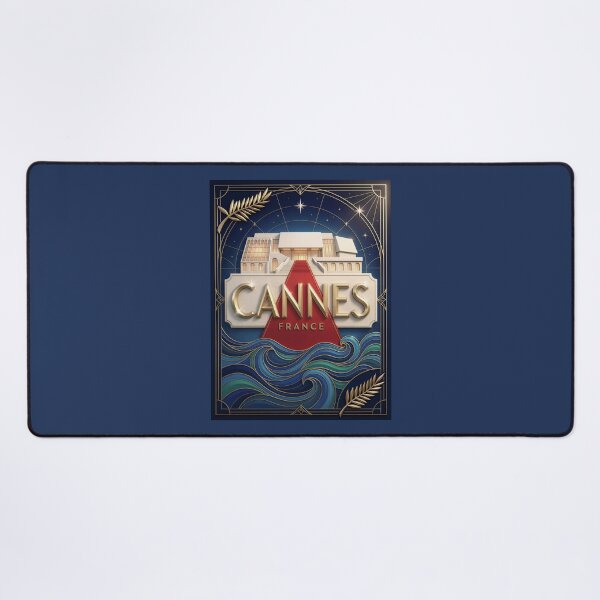 Item preview, Cannes, France — Art Deco Riviera Festival Poster designed and sold by FrancophileFun.