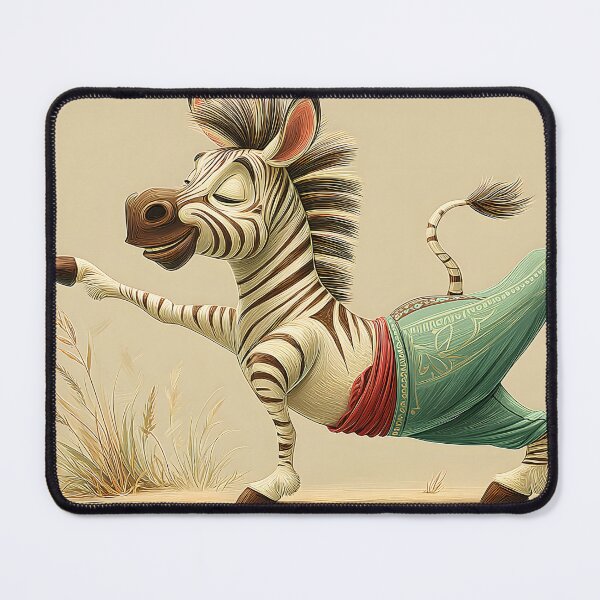 Item preview, Dancing Zebra with Colorful Attire in Nature designed and sold by Artessie.