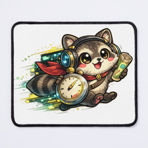 Item preview, Speedrun Raccoon designed and sold by jgvisualarts.