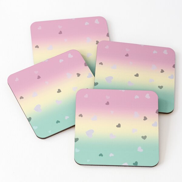 Item preview, Pink, Cream and Mint- Heart Love Patterns  designed and sold by CowlyCryptik.