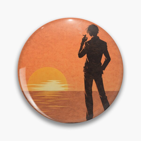 Item preview, Sanji at Dusk – Minimalist One Piece Silhouette Art designed and sold by Hard Boiled Greg.
