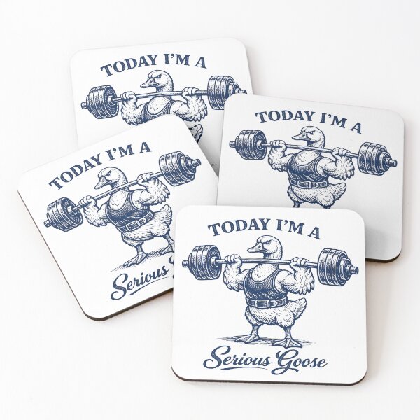 Item preview, Serious Goose Gym Lifter designed and sold by Clauxel.