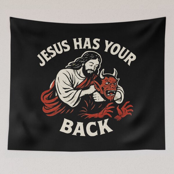 Item preview, Jesus Has Your Back designed and sold by Alema Art.