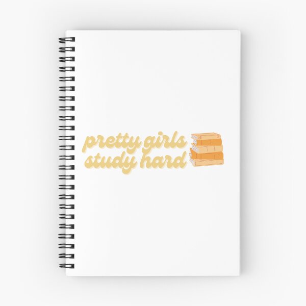 Item preview, pretty girls study hard sticker bookstack designed and sold by maddsmiles31.