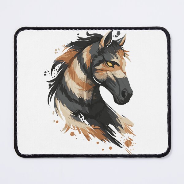 Item preview, Ferocious Spirit: Modern Horse Illustration designed and sold by Evaevonechi.
