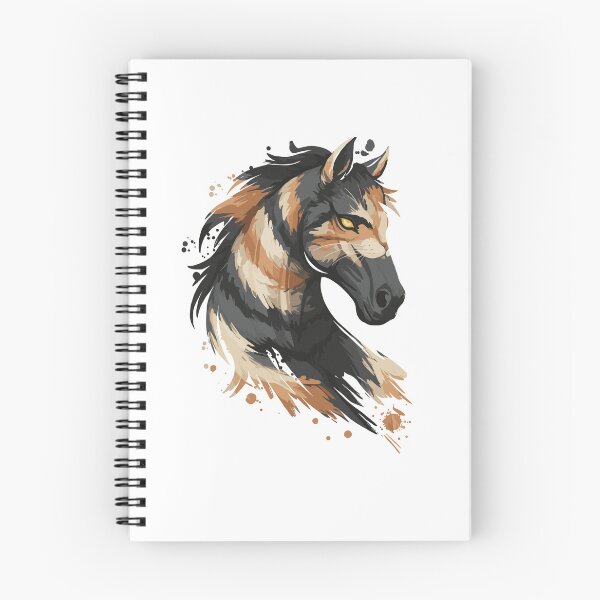Item preview, Ferocious Spirit: Modern Horse Illustration designed and sold by Evaevonechi.