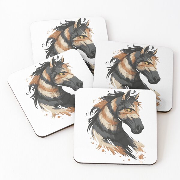 Item preview, Ferocious Spirit: Modern Horse Illustration designed and sold by Evaevonechi.