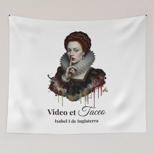 Item preview, Elizabeth I / Elizabeth I: "Video et Taceo" | Dark Academia Queen Art designed and sold by imprAsiones.