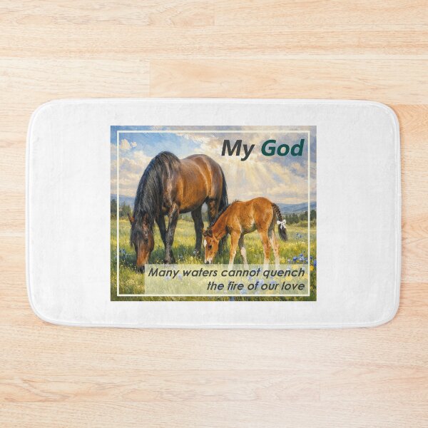 Item preview, Horses in Freedom: God's Eternal Love designed and sold by the artedivino.