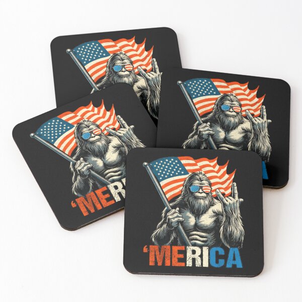 Item preview, Bigfoot 'merica 250 1776 2026 250th Anniversary US Flag  designed and sold by IdealDo.