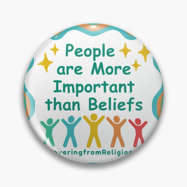 Item preview, People are More Important than Beliefs designed and sold by RfR-org.