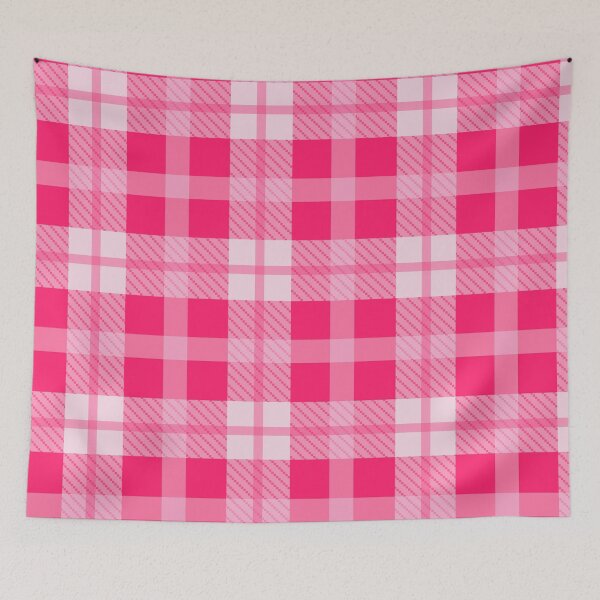 Item preview, Bright Pink Plaid designed and sold by Swooncake Press.