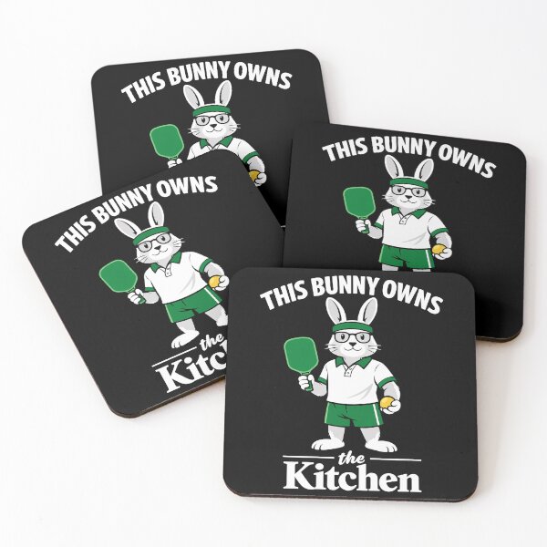 Item preview, Bunny Pickleball Player Easter This Bunny Owns The Kitchen designed and sold by AsturShop.