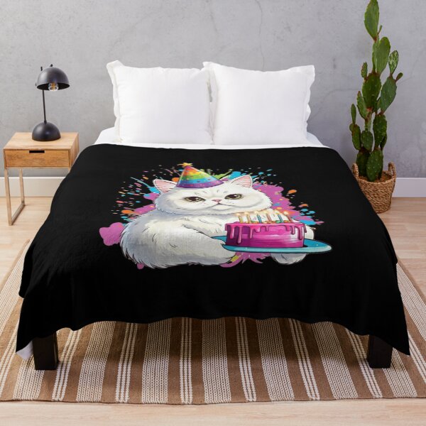 Item preview, Cat Birthday Party Celebration Feline Lover designed and sold by salmzouriart.