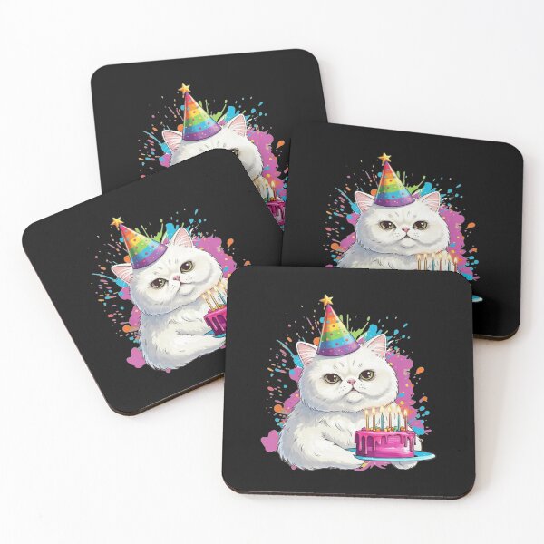 Item preview, Cat Birthday Party Celebration Feline Lover designed and sold by salmzouriart.