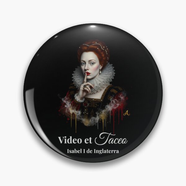 Item preview, Elizabeth I / Elizabeth I: "Video et Taceo" - Dark | Dark Academia Queen Art designed and sold by imprAsiones.