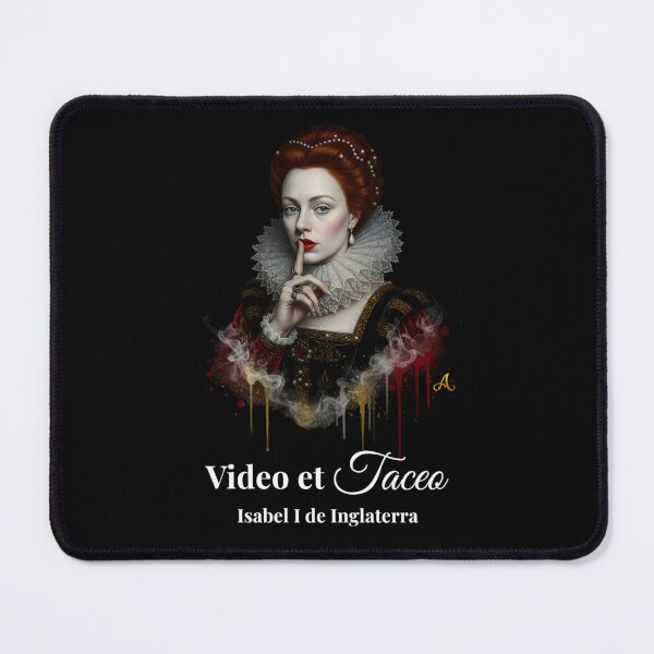 Item preview, Elizabeth I / Elizabeth I: "Video et Taceo" - Dark | Dark Academia Queen Art designed and sold by imprAsiones.